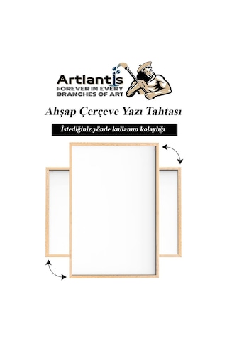 Duvara Monte Beyaz Yazı Tahtası 60x90 Cm 1 Adet Yazı Tahta Kalemi Ve Silgisi Laminant Yazı Tahtası Beyaz