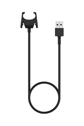 Konesam Fitbit Charge 3 İçin Usb Şarj Kablosu, Klem Deseni, 55cm Uzunluk, Siyah Renk, Pc+pvc Malzeme