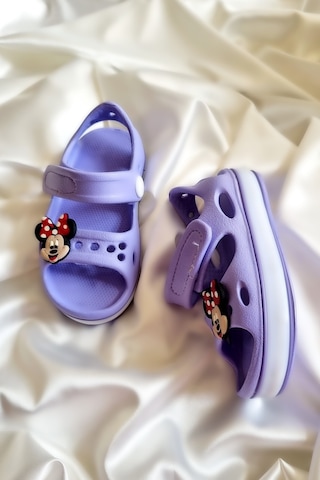 Akınal Bella Işıklı Çocuk Sandalet E274-lila Lila