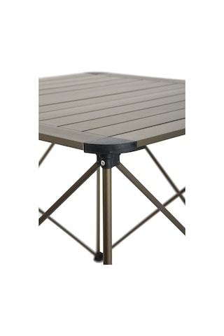 Nurgaz Campout Büyük Alüminyum Kamp Masası NG AKMB - Gri