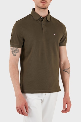 Tommy Hilfiger Erkek Polo Yaka T Shirt Mw0mw17770 Rbn Koyu Haki Koyu Haki
