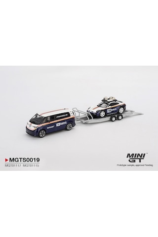1:64 Ölçek Mini Gt Porsche 911 Dakar 718 Volkswagen Id Buzz Porsche Diecast Metal Minyatür Model Araba 5cm
