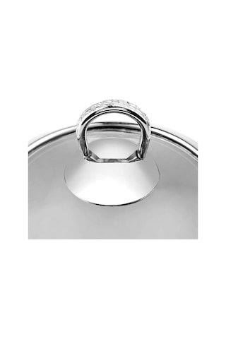 Nehir Alya Maxi Büyük Boy Paslanmaz Çelik 1.10-2.15 Lt. Çaydanlık Takımı Gümüş