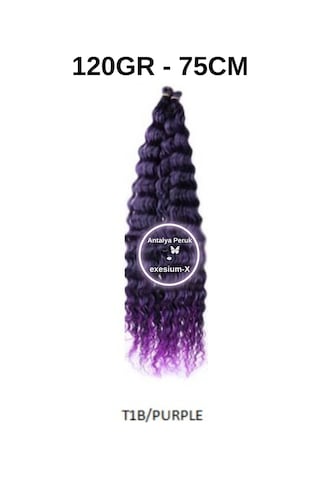 Afro Su Dalgası Saç 75m 120gr Kodu -tb1/purple