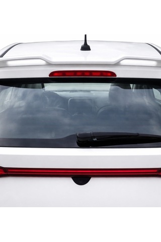 2020+ Hyundai I20 Yarasa Spoiler Plastik Beyaz Boyalı Sportif Tasarım Birebir Uyum