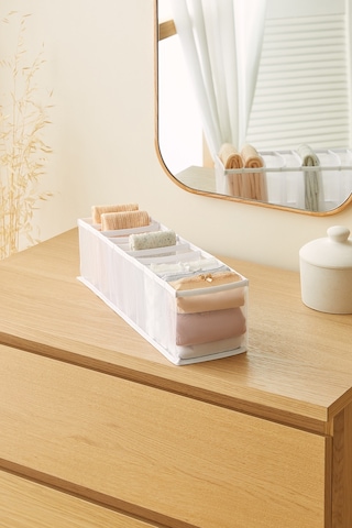 Ocean Home Textile 10 Bölmeli File Dolap Çekmece İçi Akordiyon Tipi Katlanır Çamaşır Düzenleyici Organizer Diğer