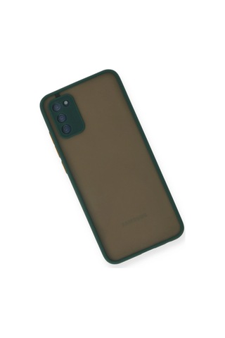 Newface Samsung Galaxy Uyumlu A03s Kılıf Montreal Silikon Kapak Glblseme - 78 - Yeşil