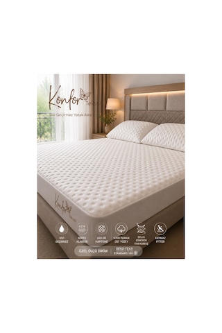 Konfor Pamuklu Opulent Takım Fitted Sıvı Geçirmez Ses Yapmayan,terletmeyen Kapitoneli Koruyucu Yatak Pedi Özellikli Alez Takımı Yatak Alezi+2 Yastık Alezli Beyaz - 936667366 Beyaz Konfor Pamuklu Opulent Takım Fitted Sıvı Geçirmez Ses Yapmayan,terletmeyen Kapitoneli Koruyucu Yatak Pedi Özellikli Alez Takımı Yatak Alezi+2 Yastık Alezli Beyaz - 936667366 Beyaz