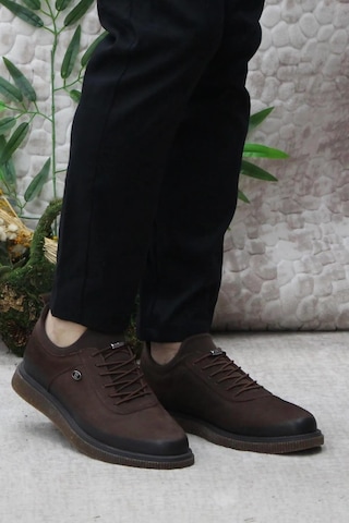 Pierre Cardin 61896 Casual Erkek Hakiki Deri Nubuk Ayakkabı Kış 24 001
