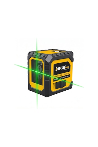 Sgs Plus Sgs5427 3.7v Şarjlı Yeşil Lazer Terazi 2 Çizgili Yatay Dikey Hizalama Distomat Seti