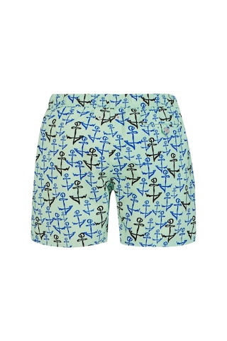 John Frank Erkek Deniz Şortu jfsssw35-anchor-mint-13116 001