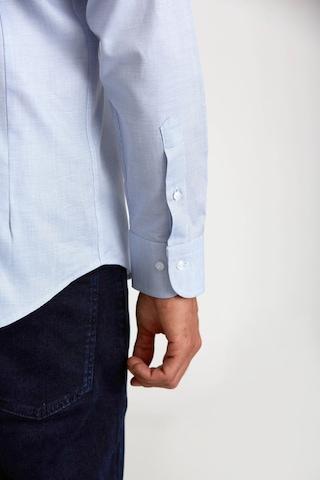 Bisse Bisse Klasik Gömlek Modern Fit U. Kol Yarım İtalyan Yaka Armür Lacivert Gmars0422302101 D39 Lacivert