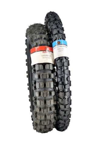 Hero X Pulse Honda Crf Mondial Arora 120/80-18 Tt Ve 300-21 Tt Tubetype Lastik Seti