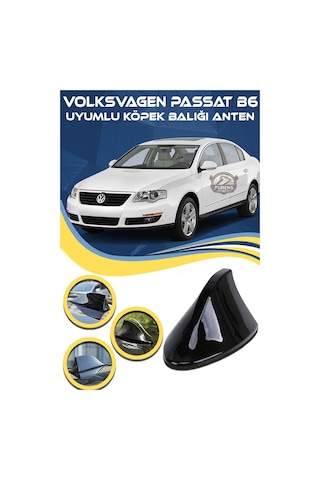 Volksvagen Passat B6 Uyumlu Oto Balık Sırtı Anten Elektrikli Köpekbalığı Balina Tavan Anten