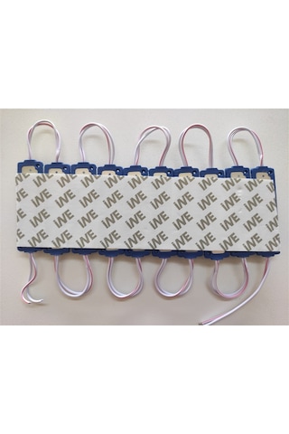 Replax Carub Camlı Parmak Led Lamba Mavi 12 Volt Su Geçirmez 10'lu 3m