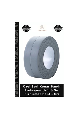 Özel Seri Kenar Bandı İzolasyon Ürünü Su Sızdırmaz Bant - Gri
