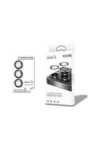 Maks Technology Samsung Galaxy Uyumlu S26 Plus Mkst Cl-12 Premium Safir Parmak İzi Bırakmayan Anti-reflective Kamera Lens Koruyucu - Açık Mavi
