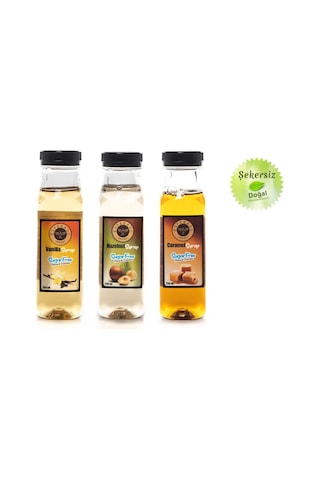 Esperado Şekersiz Vanilya + Fındık + Karamel Şurubu 3 x 250 ML