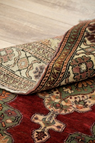 Kayseri Çeyrek El Dokuma Halı - Yün Üstü Pamuk - Leh4477975044 Kırmızı