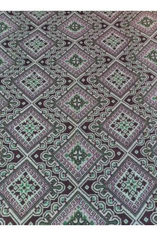Uşak Dokuma Kilim 180x280cm Yeşil - Beyaz