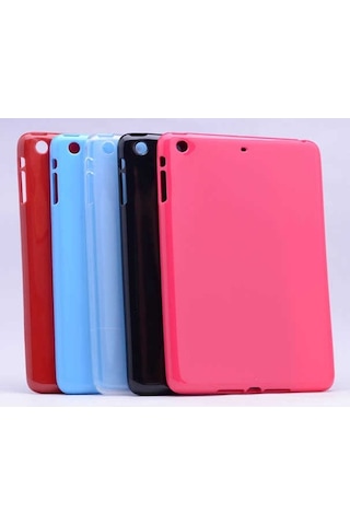 Apple Uyumlu iPad Mini 2 3 Kılıf Zore Tablet Süper Silikon Kapak-Renksi