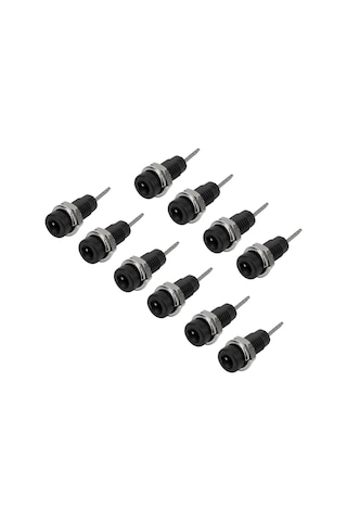 10'lu Siyah 2mm Banana Jak Kaiyi