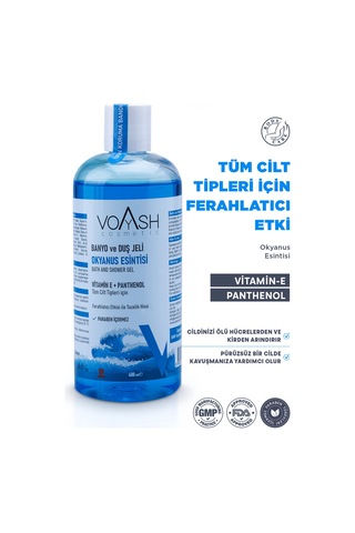 Voyash Cosmetic Okyanus Esintisi Banyo ve Duş Jeli 400 ML