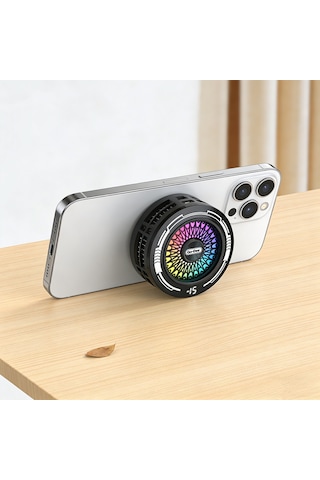Go Des Gd-pc012 Yapay Zeka Destekli Magnetik Telefon Soğutucu Fan Siyah