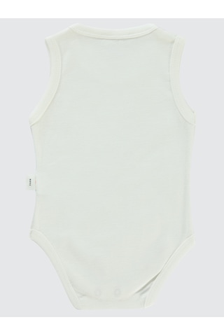 Civil Baby Çocuk Çıtçıtlı Badi 12-36 Ay Beyaz