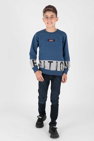 Ahengim Erkek Çocuk Edition Baskılı Trend Sweatshirt Ak15121 001