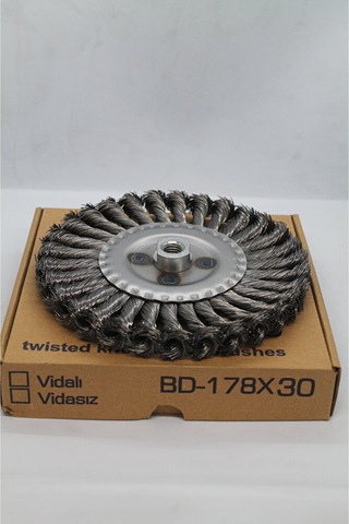 050-bd 178mm Vidalı Burgulu Dairesel Fırça Burgu Adet 30