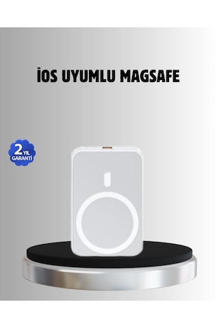 Znv Zenvia Mey İthalat Magsafe Battery Pack Kablosuz Hızlı Şarj, Kompakt Ve Taşınabilir Güç Bankası Znv2025 C