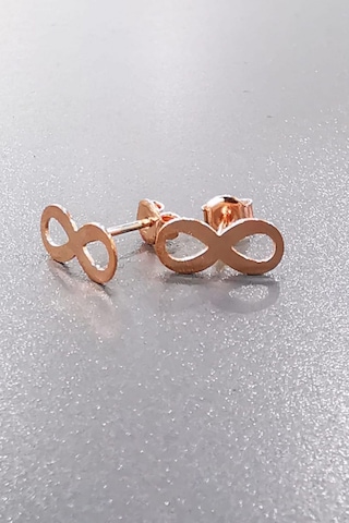 Omar Silver Kadın Sonsuzluk Çivili Gümüş Küpe