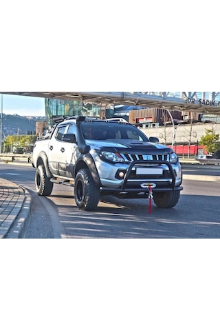 Mitsubishi L200 Off Road Ön Tampon Koruma Demiri Siyah 2007+ Pst15