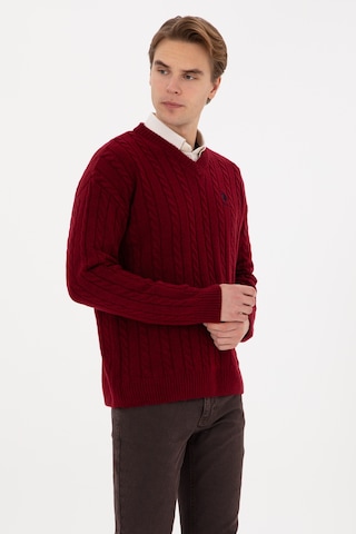 U.s. Polo Assn. Erkek Bordo Kazak /triko 50315038-vr014 Bordo