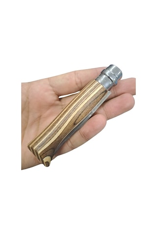 Opinel No:8 Tradition Lamine Huş Kutulu Kamp Çakı Çok Renkli