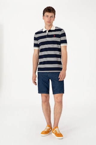 U.s. Polo Assn. Erkek Koyu Mavi Şort Jean 50304382-dn0023 Dark Blue
