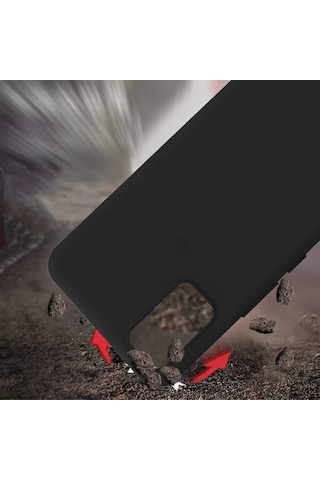 Kilifone - One Plus Nord N10 5g Uyumlu - Kılıf Mat Soft Esnek Biye Silikon - Siyah