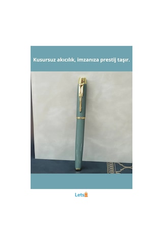 Şık Metal Roller Kalem Zarif Ve Dayanıklı İmza Kalemi Çok Renkli