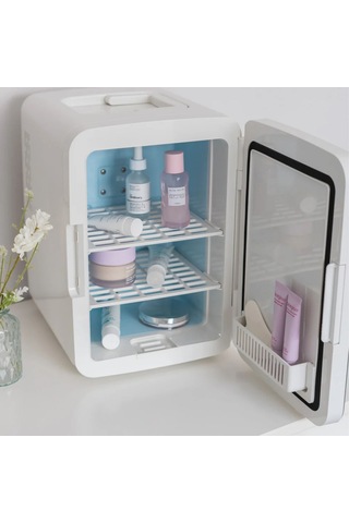 Flamingueo Grimmy Taşınabilir Aynalı Ve Ledli Kozmetik Dolabı 10l