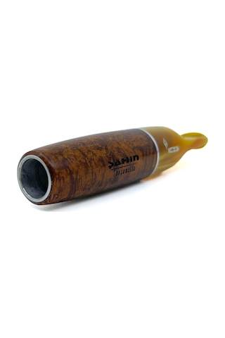 Şahin 9 Mm Filtreli Toscanello-backwoods Gül Kökü Briar Puro Ağızlığı - 2608