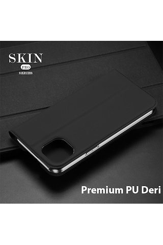 Dux Ducis Apple Uyumlu iPhone 14 Plus 6.7 Kılıf Skin Pro Series Flip Cover Ka