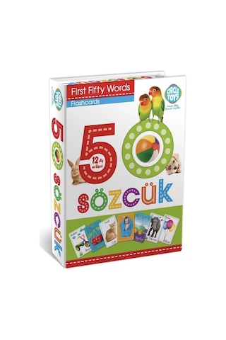 Circle Toys Ilk 50 Sözcük Ingilizce Türkçe Kartlar