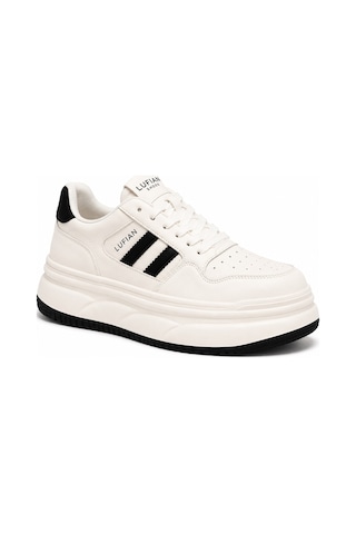 Lufian 121230065 Elora Yüksek Taban Ultra Hafif Kadın Sneaker Ayakkabı Siyah
