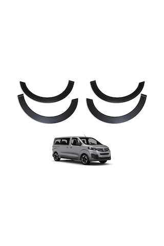 Ferrous Autoaccessories Opel Zafira Life İle Uyumlu Çamurluk Koruma Dodik Seti 8 Parça 2019 Ve Üstü