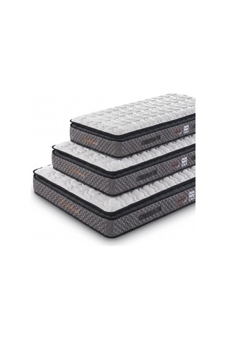 Junior Bedding 90x190 Tek Kişilik Yatak Ortopedik Yaylı Yatak Konforlu Ve Destekleyici Yatak Antasit - Beyaz