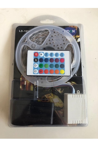 Şerit Led Rgb Kumandalı İç Dış Mekan Tak Çalıştır 5 M