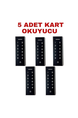 Tr Sr-205 Mf Mifare Kartlı Ve Şifreli Geçiş Sistemi Rfıd Kart Okuyucu 13.56 Mhz 5 Adet