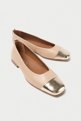 Mubiano Hakiki Deri Collection Kadın Babet Nude - Mcsr1010 - N Ten