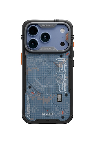 Apple Uyumlu iPhone 18 Pro Max Uyumlu Kılıf M-safe Şarj Özellikli Airbag Tasarımlı Skinarma Vigor Xe Kapak Mavi